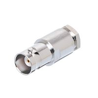 Разъем BNC гнездо на кабель RG-58, под пайку, зажим BNC-S58J