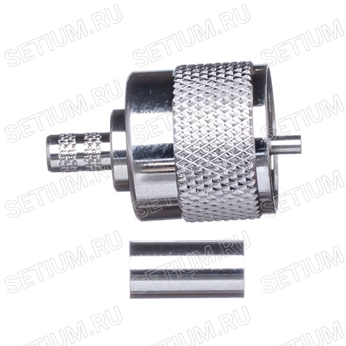 Разъем UHF вилка на кабель RG-58, обжимной фото 4 Разъем UHF вилка на кабель RG-58, обжимной UHF-C58 фото 4