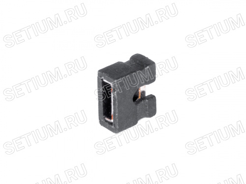 Джампер 3мм, шаг 2мм, открытый, 2 контакта Джампер 3мм, шаг 2мм, открытый, 2 контакта MJ2-2