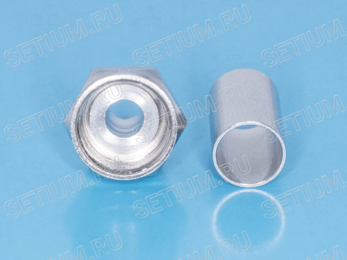 Разъем F вилка на кабель RG59,62, обжимной F-C59P фото 2