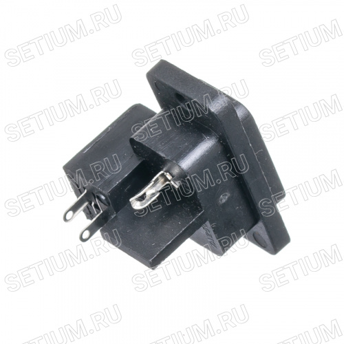 Разъем питания 220В C8, вилка на блок, 2A фото 4 Разъем питания 220В C8, вилка на блок, 2A AC-10 фото 4