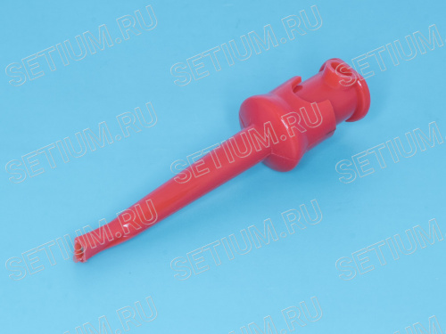 Щуп-зажим 57мм, красный ITB-57R фото 2