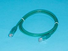 Патч-корд (шнур) RJ-45 - RJ-45 кат.5е, 1м, зеленый SC03-8P8C1-E