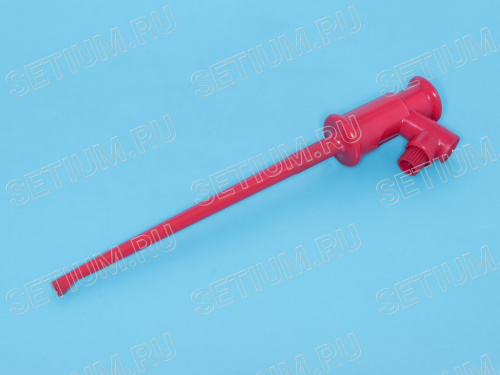 Щуп-зажим 138мм, красный ITB-138R фото 2