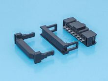 Разъем IDC 2х8 гнездо на плоский кабель, шаг 2.54мм IDC-16