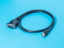Кабель-конвертер USB, тип А вилка - D-SUB 9 вилка RS-232 COM-port, 1.1 метр, FTDI+213 чип SCUADSUB-1