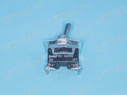 Тумблер 2 контакта, SPDP, вкл-выкл T011B фото 3