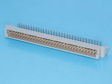 Разъем DIN 41612 64 контакта, вилка, прямой угол, 2 ряда 612B-64M