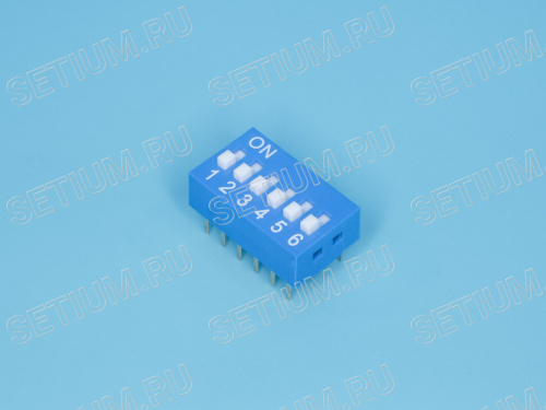 ДИП свич 6 позиций SWD1-6