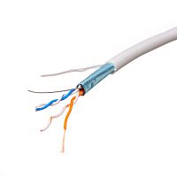 Кабель Витая пара 4 провода, кат. 5e, многожильный, бухта 305м, экранированный, серый FTP2-26SR5