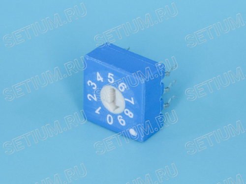 ДИП свич 10 позиций,тип'rotary' SWD10 фото 3