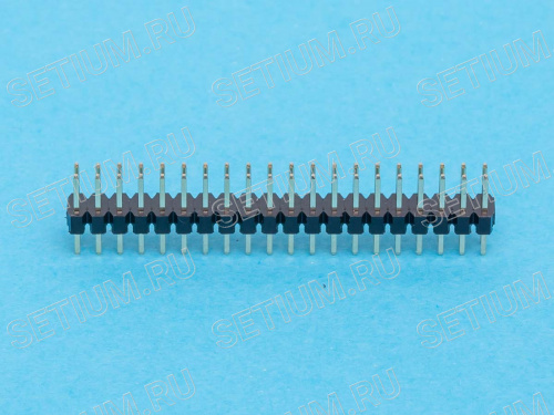 Штыревой соединитель 2х20 шаг 2мм фото 2 Штыревой соединитель 2х20 шаг 2мм PLD2-40 фото 2